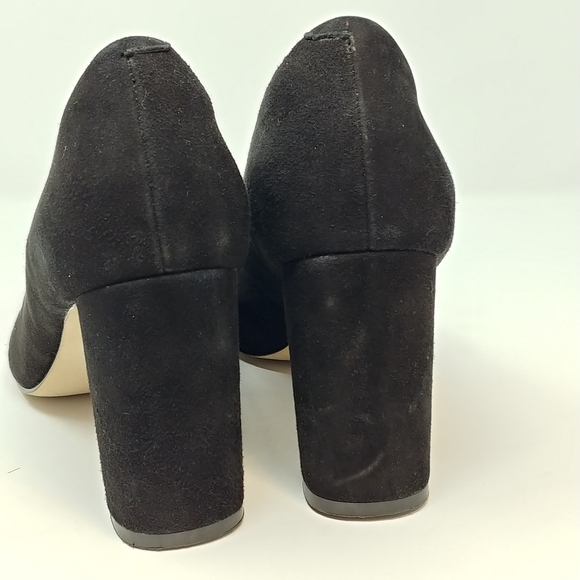 ISOLA Eleni Black Suede Leather Block Heels - Picture 7 of 8